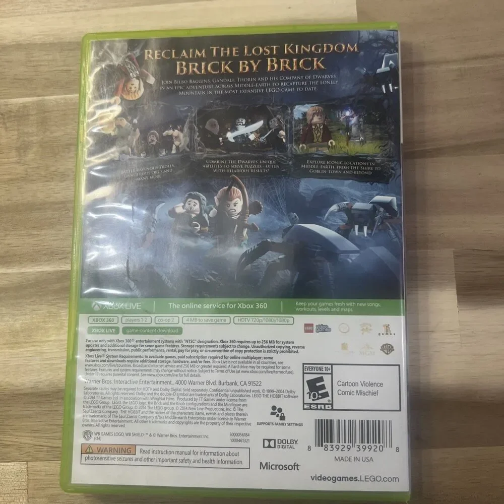 LEGO‎ The Hobbit (Microsoft Xbox 360, 2014)